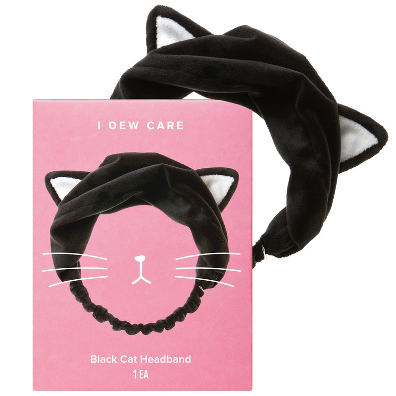 I Dew Care Black Cat Headband 1pc