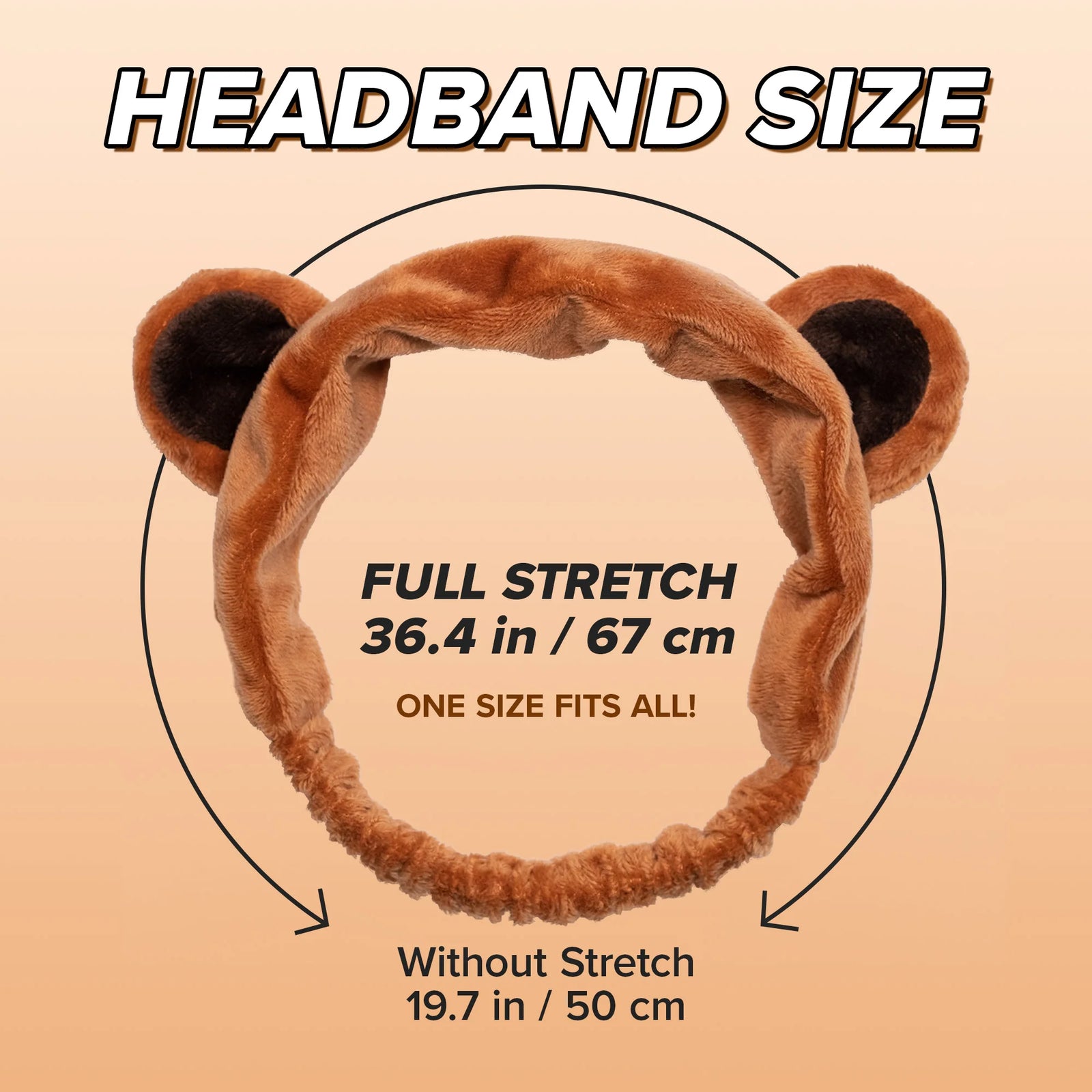 I Dew Care Brown Bear Headband 1pc | Hair Band I Dew Care Brown Bear Headband 1pc | Hair Band