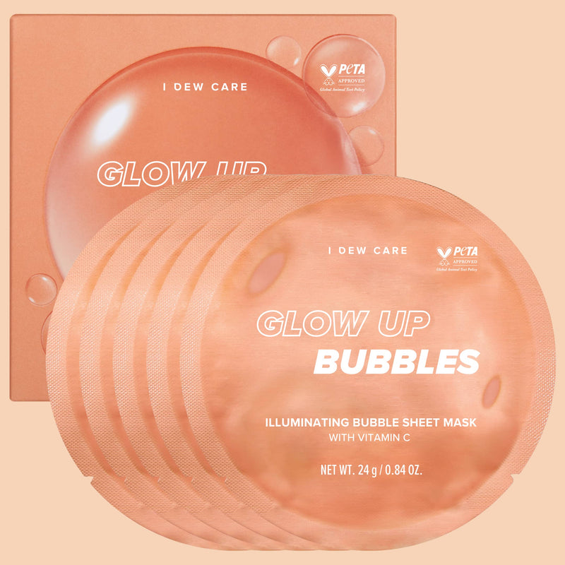 I Dew Care Glow Up Bubbles Sheet Mask Set