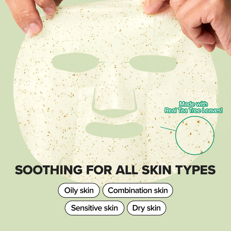 I Dew Care Here's The Tea Tree Soothing Sheet Mask 1pc