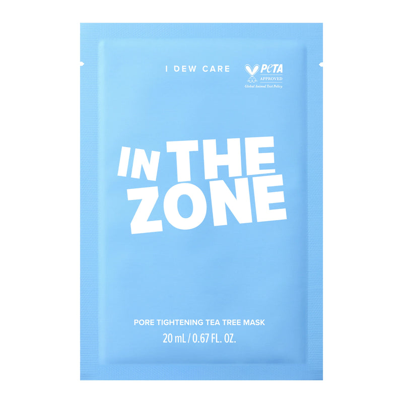 I Dew Care In The Zone Pore Tightening Tea Tree Sheet Mask 1pc