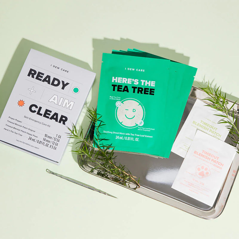 I Dew Care Ready + Aim Clear Skin Emergency Care Kit