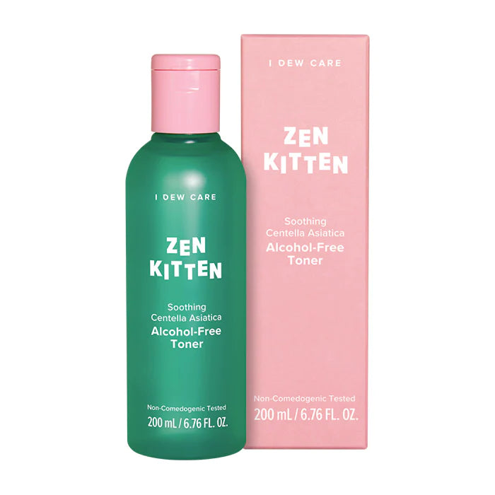 I Dew Care Zen Kitten Soothing Centella Asiatica Alcohol-Free Toner 200ml | Toners I Dew Care Zen Kitten Soothing Centella Asiatica Alcohol-Free Toner 200ml | Toners