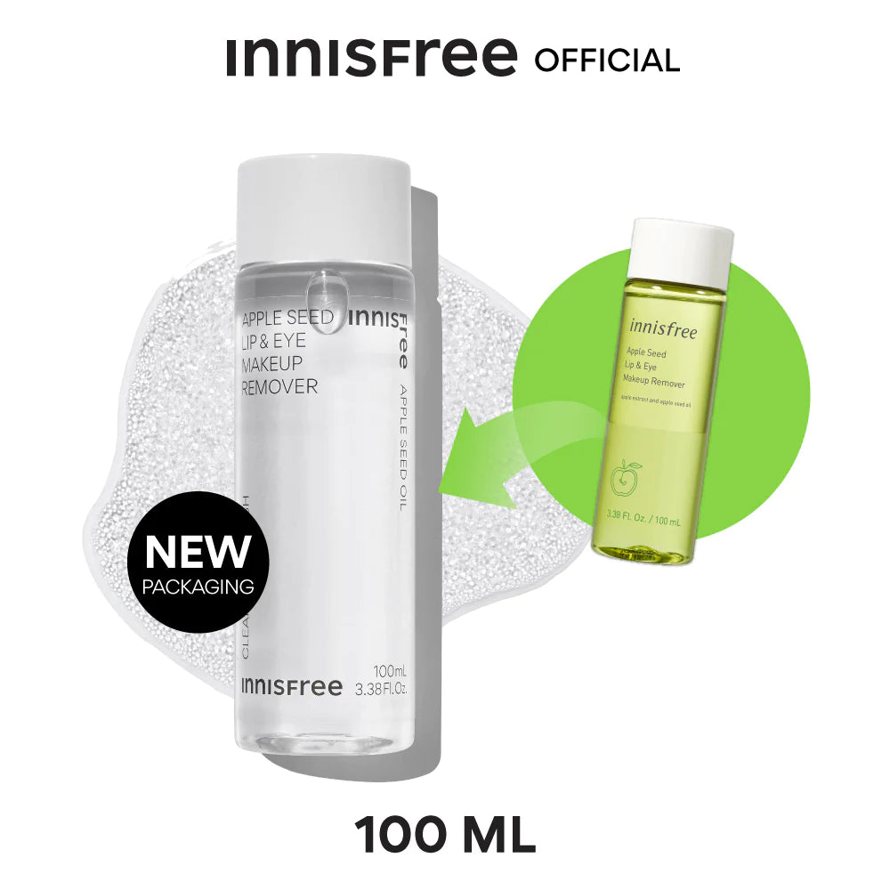 مزيل مكياج الشفاه والعينين من innisapple 100 بذرة | Makeup Remover مزيل مكياج الشفاه والعينين من innisapple 100 بذرة | Makeup Remover