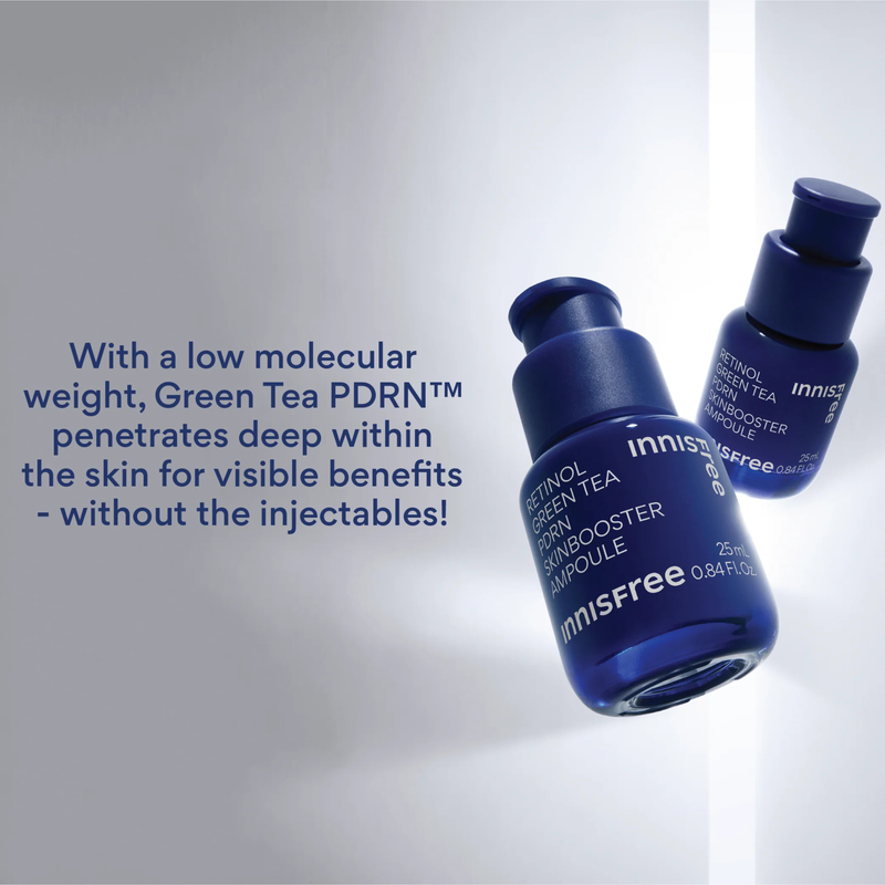 Innisfree Retinol Green Tea PDRN Skin Booster Ampoule 25ml