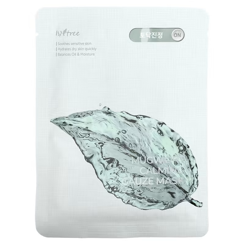 Isntree Mugwort Calming Gauze Mask 1pc | Sheet Mask Isntree Mugwort Calming Gauze Mask 1pc | Sheet Mask