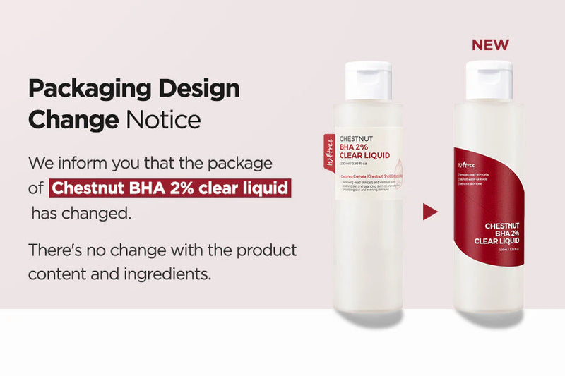 Isntree Chestnut BHA 2% Clear Liquid 100ml