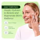Jiyu Skin Cell Renewal and Rejuvenation Toning & Brightening Face Pads 100 Pads