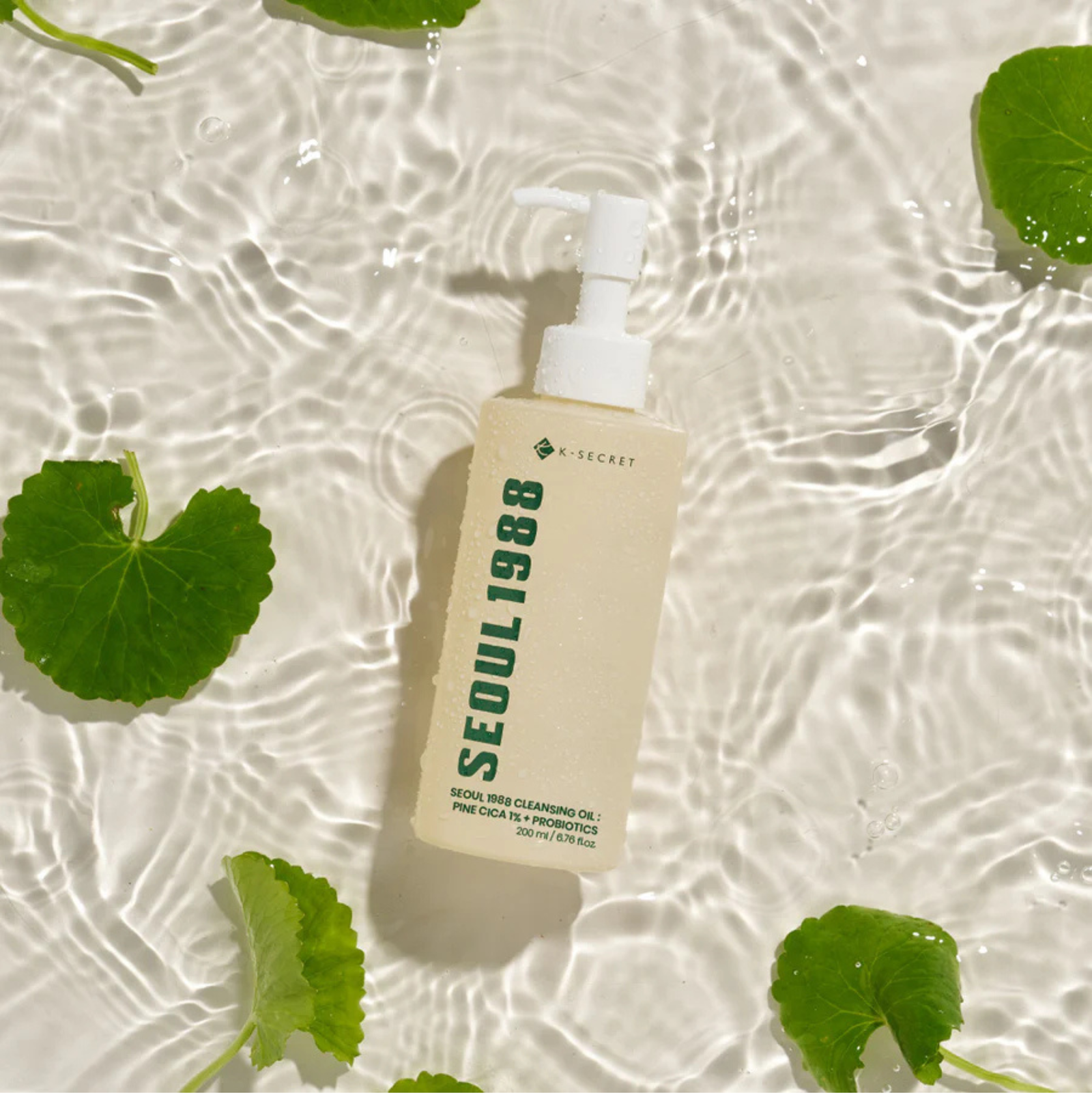 K-Secret Seoul 1988 Cleansing Oil: Pine Cica 1% + Probiotics 200ml | Cleansing Balm, Oil and Water K-Secret Seoul 1988 Cleansing Oil: Pine Cica 1% + Probiotics 200ml | Cleansing Balm, Oil and Water