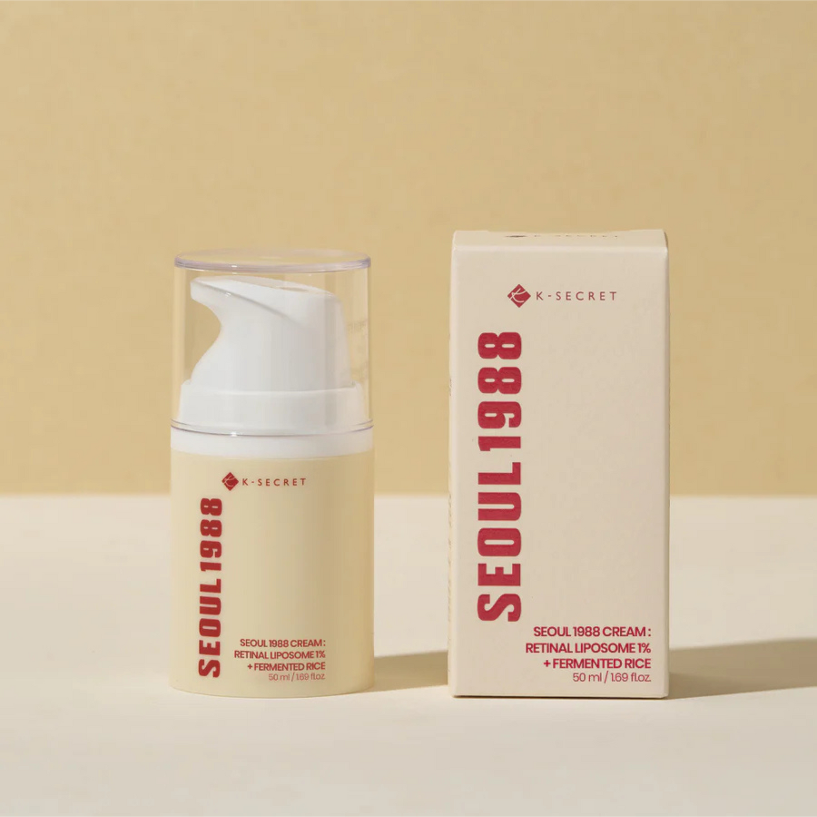 K-Secret Seoul 1988 Cream: Retinal Liposome 1% + Fermented Rice 50ml | Retinol K-Secret Seoul 1988 Cream: Retinal Liposome 1% + Fermented Rice 50ml | Retinol