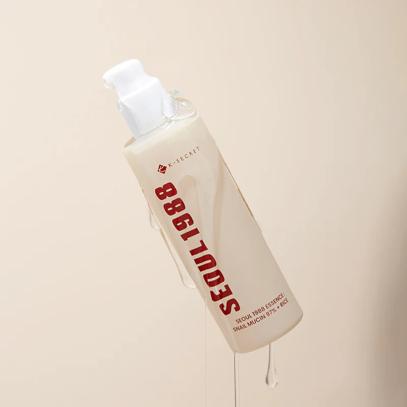 K-Secret Seoul 1988 Essence: Snail Mucin 97% + Rice 100ml | Essence K-Secret Seoul 1988 Essence: Snail Mucin 97% + Rice 100ml | Essence