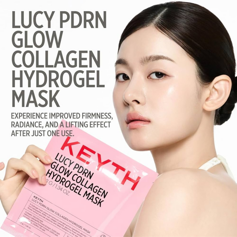 KEYTH Lucy PDRN Glow Collagen Hydrogel Mask 1pc