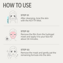KEYTH Lucy PDRN Glow Collagen Hydrogel Mask 1pc