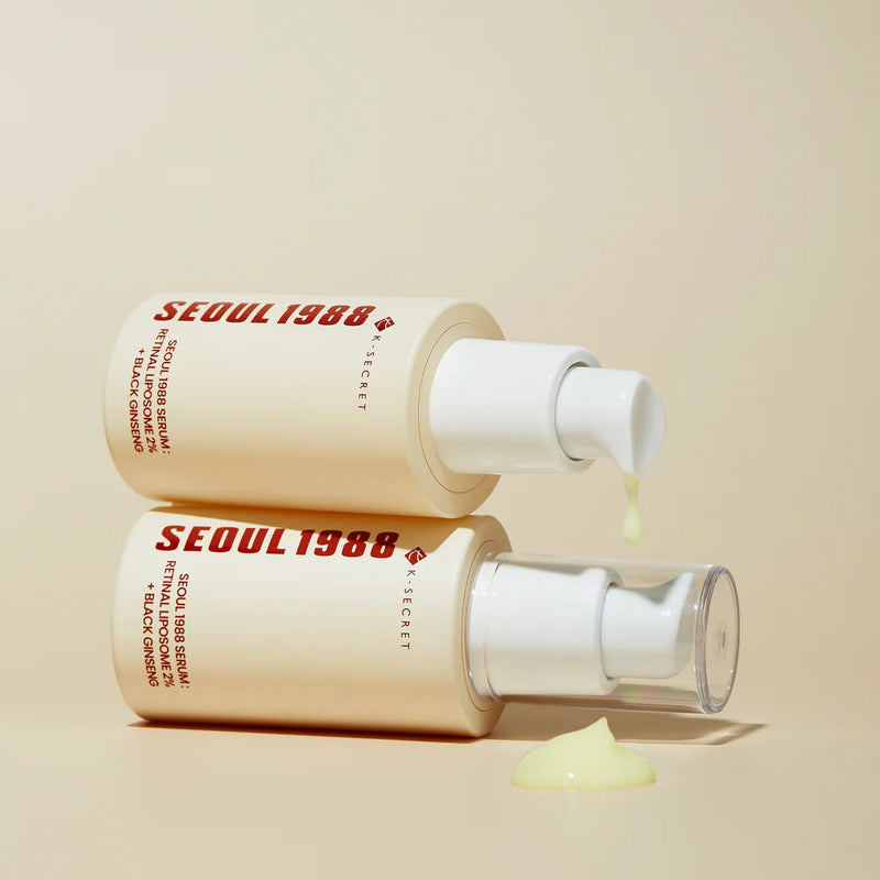 K-Secret Seoul 1988 Serum: Retinal Liposome 2% + Black Ginseng 30ml