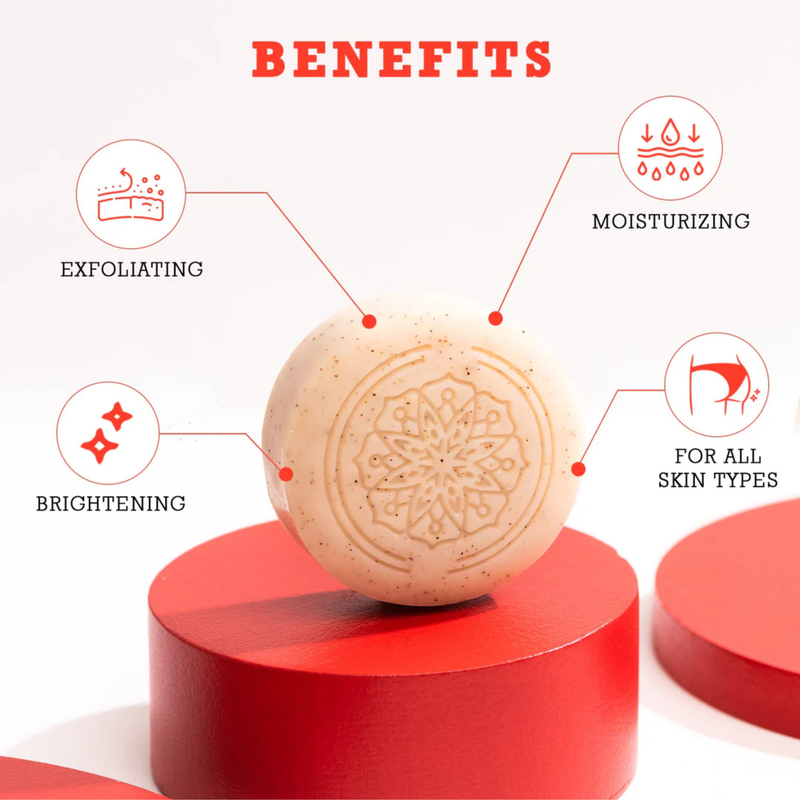 Koji White Bump & Body Skin Brightening Scrub Soap 80g x 2 Bars