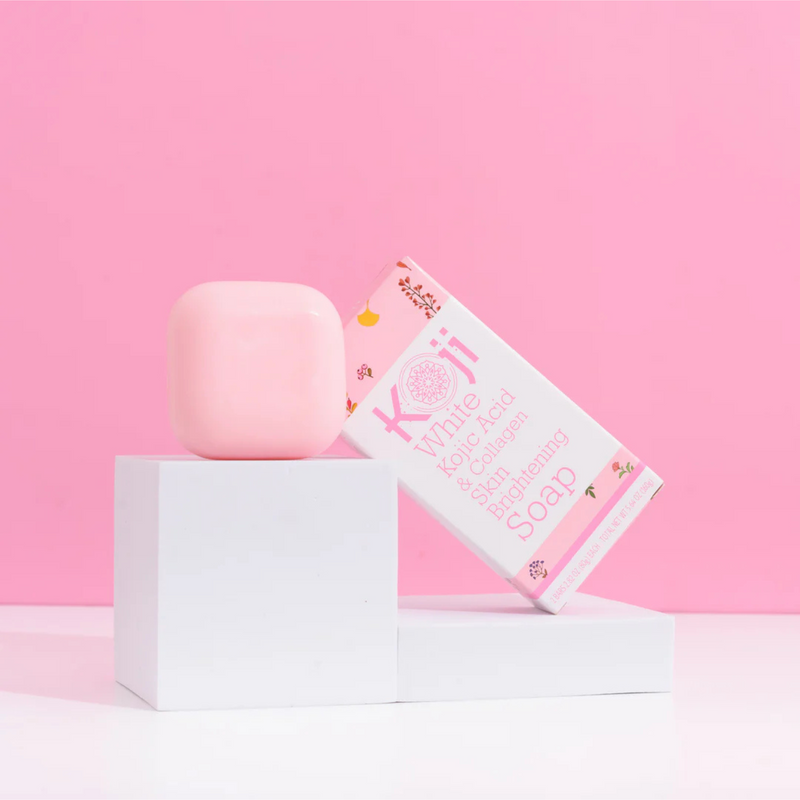Koji White Kojic Acid & Collagen Skin Brightening Soap 80g x 2 Bars