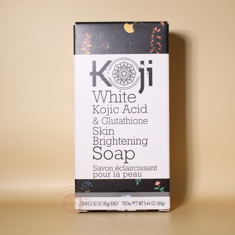 Koji White Kojic Acid & Glutathione Skin Brightening Soap 80g x 2 Bars