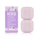 Koji White Kojic Acid & Hyaluronic Skin Brightening Soap 80g x 2 Bars