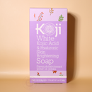 Koji White Kojic Acid & Hyaluronic Skin Brightening Soap 80g x 2 Bars