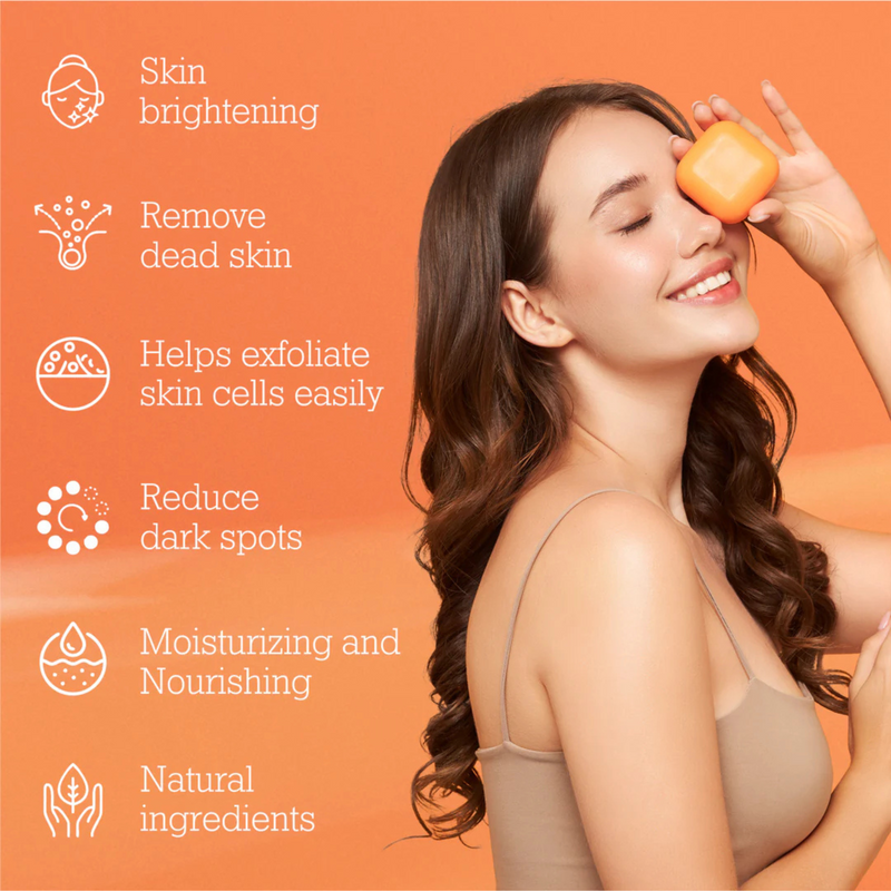Koji White Kojic Acid & Papaya Skin Brightening Soap 80g x 2 Bars
