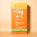Koji White Kojic Acid & Papaya Skin Brightening Soap 80g x 2 Bars