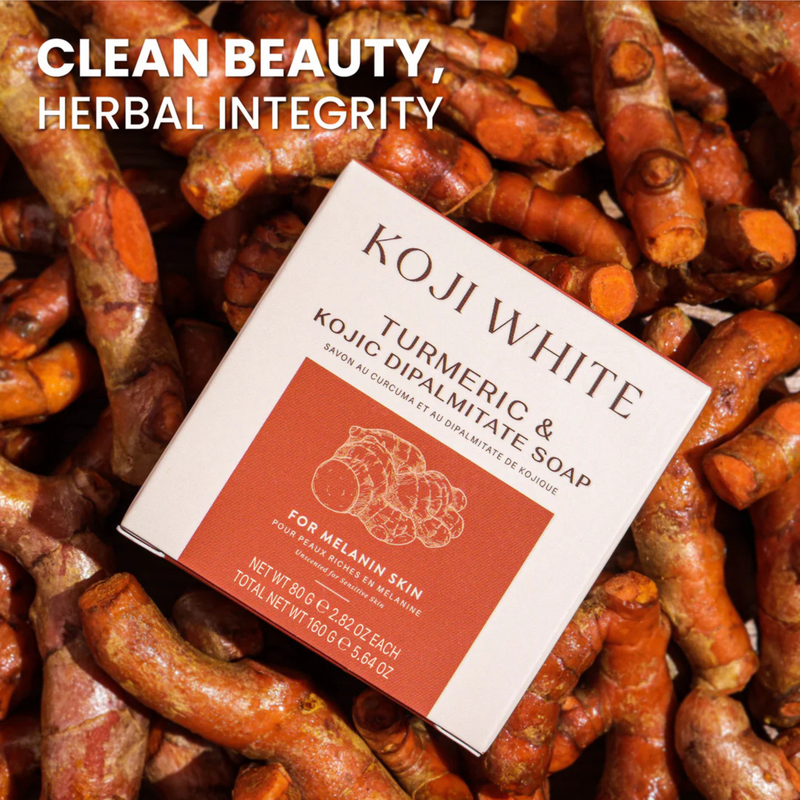 Koji White Turmeric & Kojic Dipalmitate Soap 80g x 2 Bars