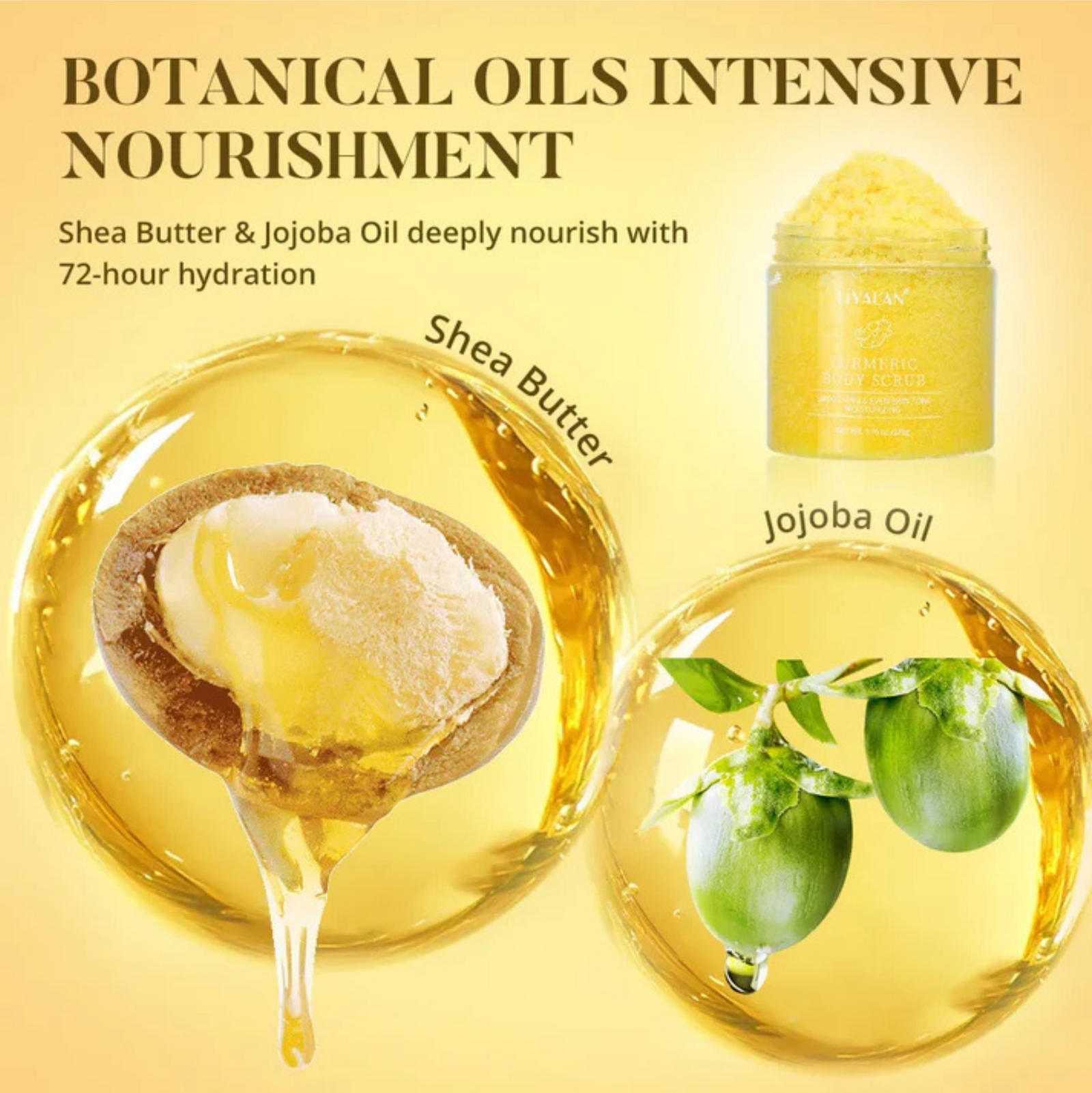 LIYAL'AN Turmeric Body Scrub 220g | Body Scrub LIYAL'AN Turmeric Body Scrub 220g | Body Scrub