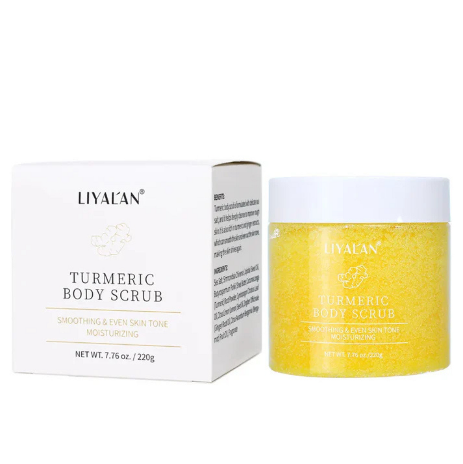 LIYAL'AN Turmeric Body Scrub 220g | Body Scrub LIYAL'AN Turmeric Body Scrub 220g | Body Scrub