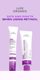 Luxe Organix Advanced Retinol + Bakuchiol Overnight Glow Gentle Treatment Cream 30g