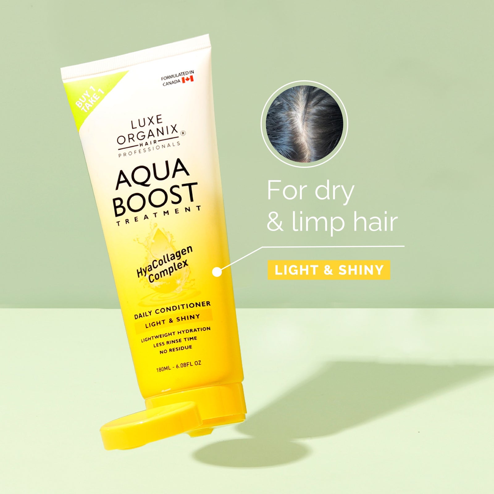 Luxe Organix Aqua Boost Treatment Daily Conditioner Light and Shiny 180ml | Hair Conditioner Luxe Organix Aqua Boost Treatment Daily Conditioner Light and Shiny 180ml | Hair Conditioner
