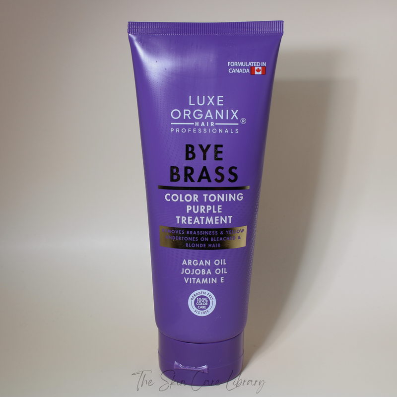 Luxe Organix Bye Brass Color Toning Purple Treatment 210ml