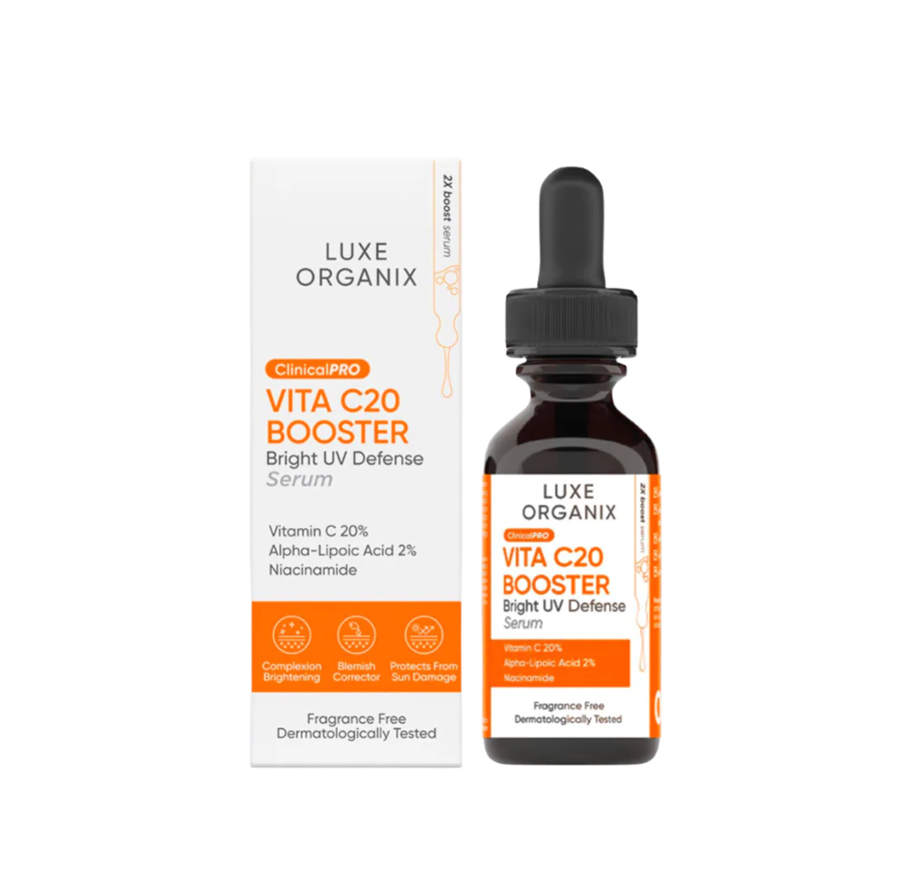 Luxe Organix ClinicalPRO Vita C20 Booster Bright UV Defense Serum 30ml | Serum Luxe Organix ClinicalPRO Vita C20 Booster Bright UV Defense Serum 30ml | Serum