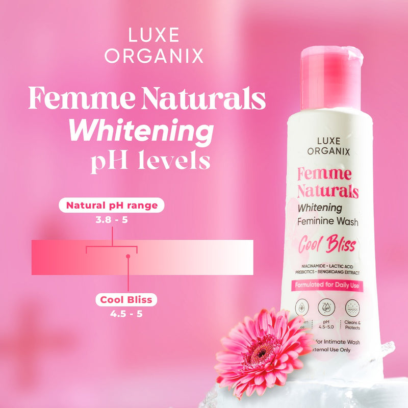 Luxe Organix Femme Naturals Whitening Feminine Wash Cool Bliss 120ml