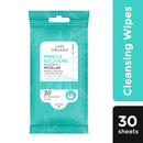 Luxe Organix Miracle Solutions Acne Derm+ Micellar Make-up Remover Cleansing Wipes 30 Sheets