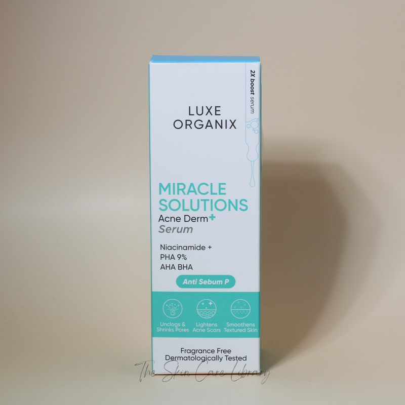 Luxe Organix Miracle Solutions Acne Derm+ Serum 30ml