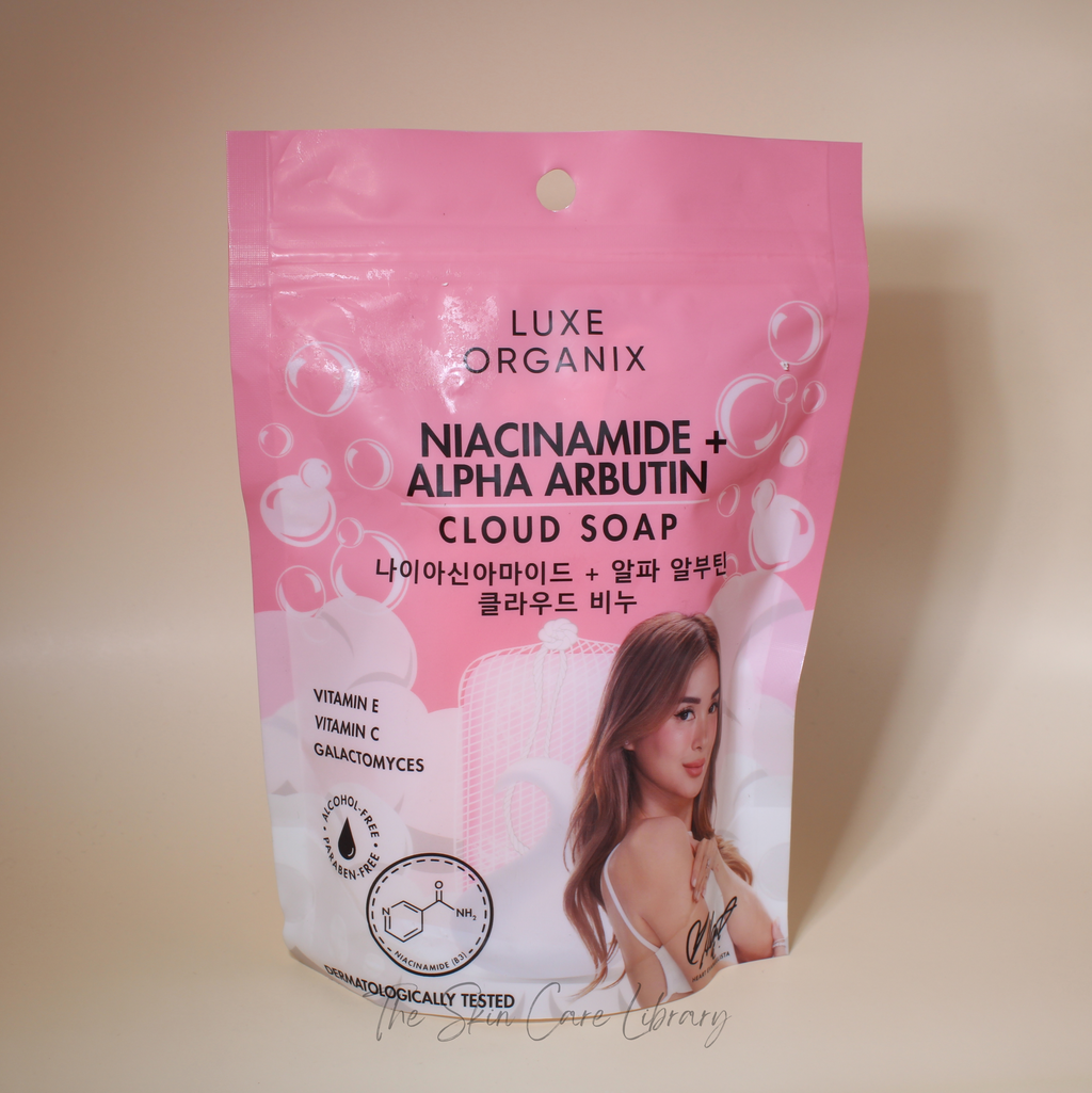 Luxe Organix Niacinamide Alpha Arbutin Cloud Soap 180g
