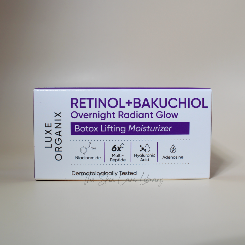 Luxe Organix Retinol Radiance Overnight Glow Botox Lifting Moisturizer 50g