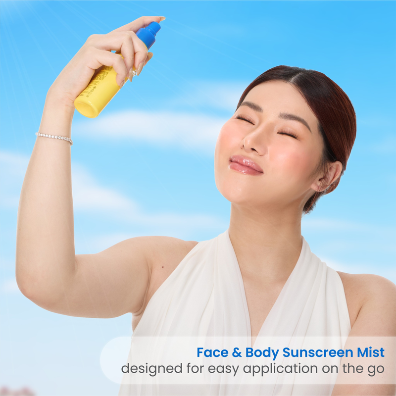 Luxe Organix SPF150 6In1 MAXShield Invisible UV Mist Ultra Light Face and Body Sunscreen 90ml