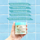 Luxe Organix Scalp Cleanse Hair Detox Scrub Clarifying Treatment Shampoo 220g