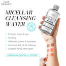 Luxe Organix Whitening Repair Ultra Light Glow Micellar Cleansing Water 300ml