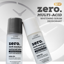 Luxe Organix Zero Dark Marks & Textured Skin Whitening Serum Multi-Acid Deodorant 50ml