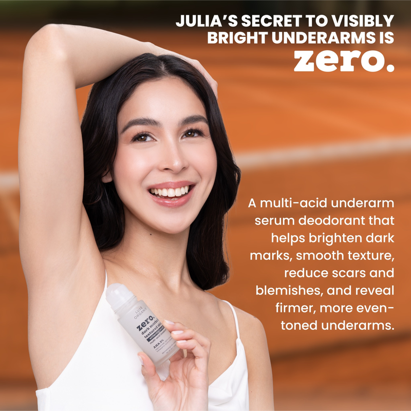 Luxe Organix Zero Dark Marks & Textured Skin Whitening Serum Multi-Acid Deodorant 50ml