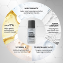 Luxe Organix Zero Dark Marks & Textured Skin Whitening Serum Multi-Acid Deodorant 50ml