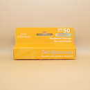 Luxe Organix Panthenol Therapy 24h Lipscreen Sun Lip Essence Clear Glaze SPF50 10g