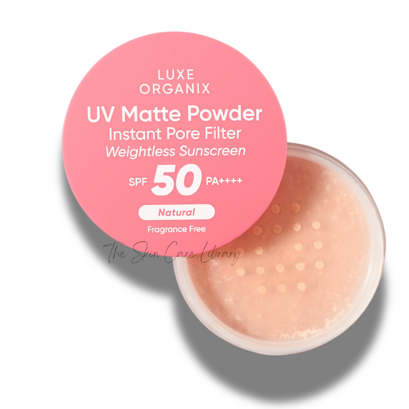 Luxe Organix 24h Zero Sebum Instant Pore Blurring Weightless Matte Powder SPF50 15g