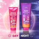 Luxe Organix Bakuchiol + Niacinamide Nano-Complex Renew & Illuminate Whitening Serum Lotion SPF50 200ml