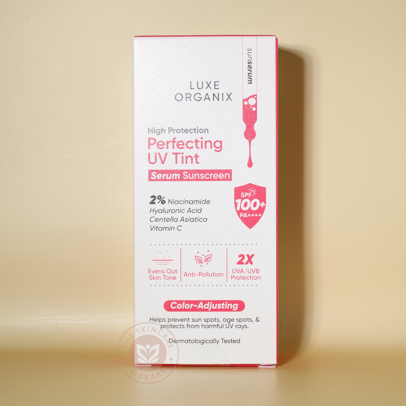 Luxe Organix High Protection Perfecting UV Tint Serum Sunscreen SPF100 40g | Sunscreen