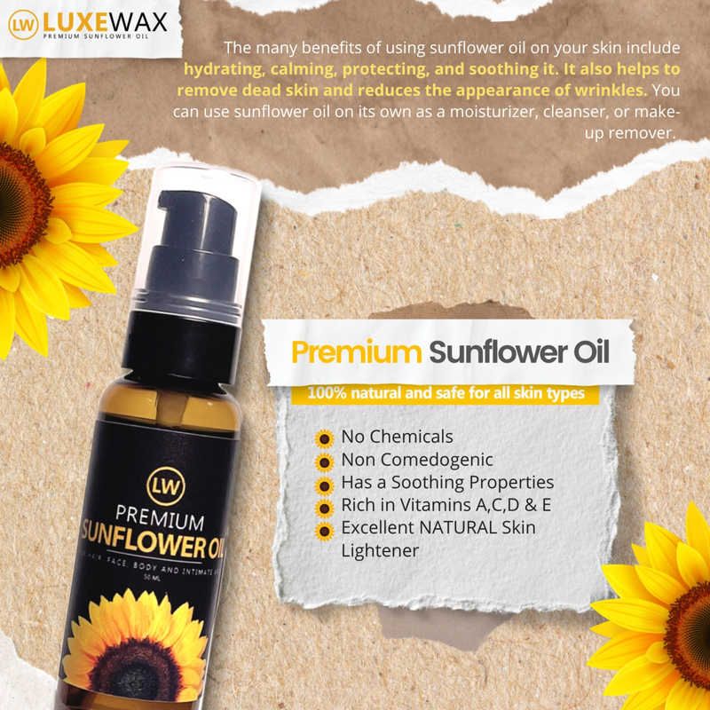 Luxewax Premium Sunflower Oil 50ml