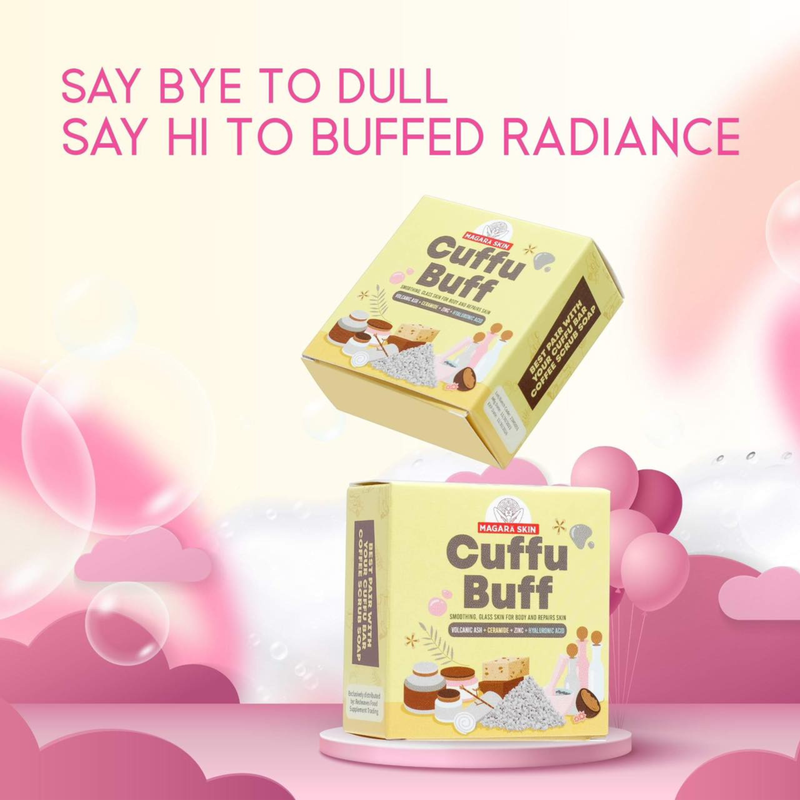 Magara Skin Cuffu Buff Coffee Scrub Partner Soap 70g