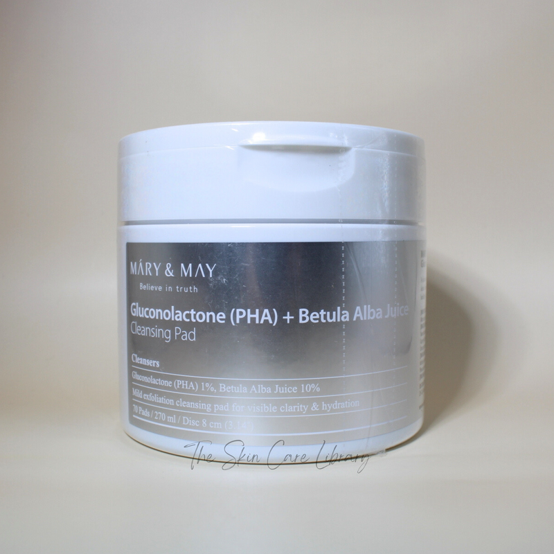 Mary & May Gluconolactone (PHA) + Betula Alba Juice Cleansing Pad 70 p